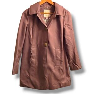 Kate Spade Taupe/Tan Hooded Jacket